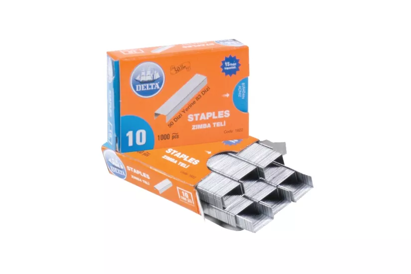 Delta 1622 Zımba Teli No:10 Beyaz 1000li
