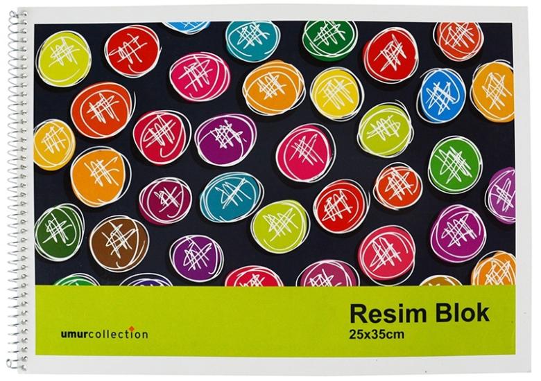 Mynote 2092 30000362 Resim Blok Karton Kapak 25x35cm 15 Yaprak 120gr