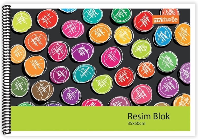 Mynote 2093 30000363 Resim Blok Karton Kapak 35x50cm 15 Yaprak 120gr