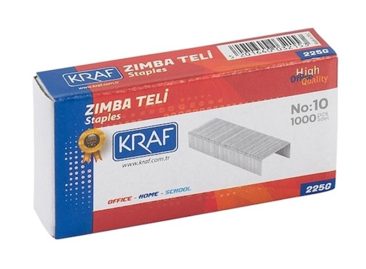 Kraf 225G Zımba Teli No:10 1000li Kutu