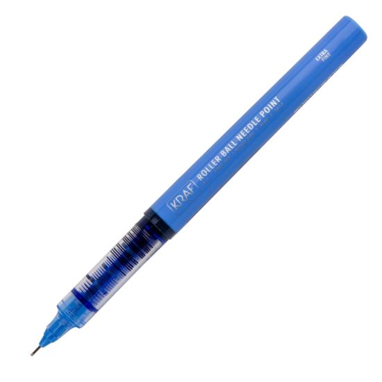Kraf 301G Roller Kalem İğne Uç 0.5mm Mavi