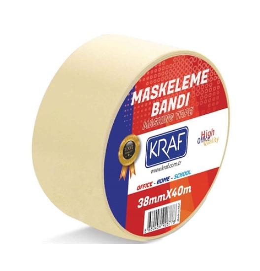 Kraf 4038G Maskeleme Bandı 38mmx40m