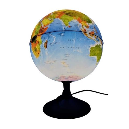 Gürbüz 41303 Dünya Küresi Fiziki+Siyasi Yazılabilir 30cm