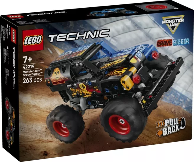 Lego 42219 Monster Jam Grave Digger Ateş ve Buz 
