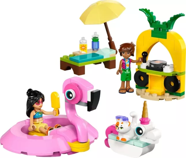 LEGO® Friends 42658  Tek Boynuzlu At ve Flamingo Havuz Partisi