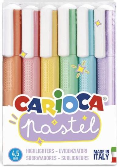 Carioca 43033 Fosforlu Kalem Pastel 6lı