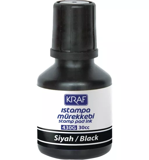 Kraf 430G Istampa Mürekkebi Siyah 30ml