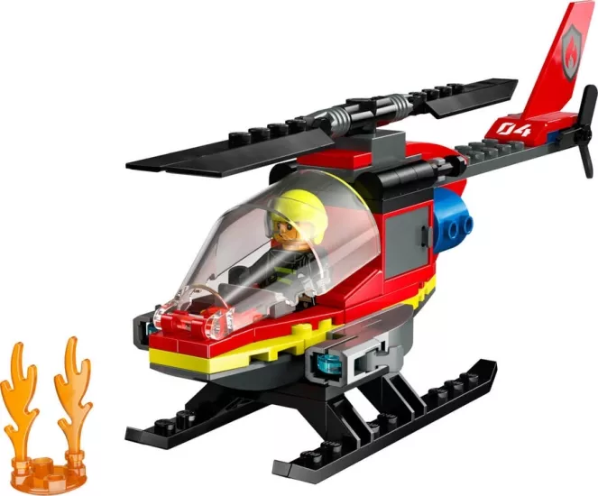 LEGO® City 60411 İtfaiye Kurtarma Helikopteri