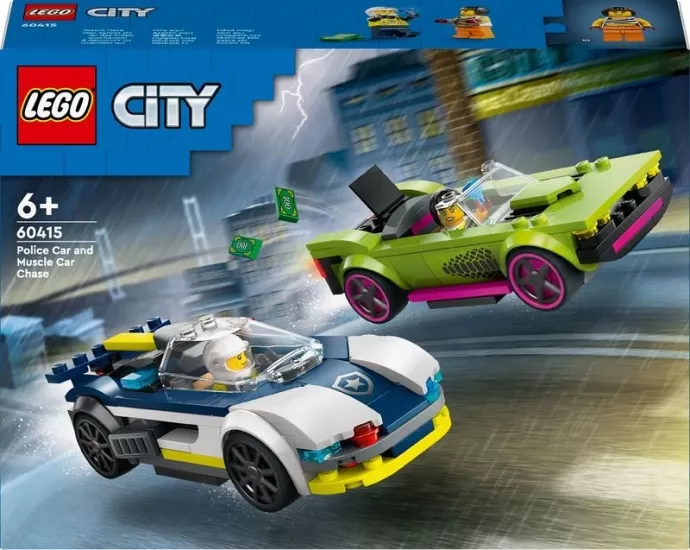 Lego ADR-LSC60415 Polis Arabası ve Spor Araba Takibi