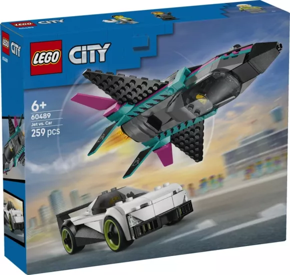 Lego City 60489 Jet Arabaya Karşı 