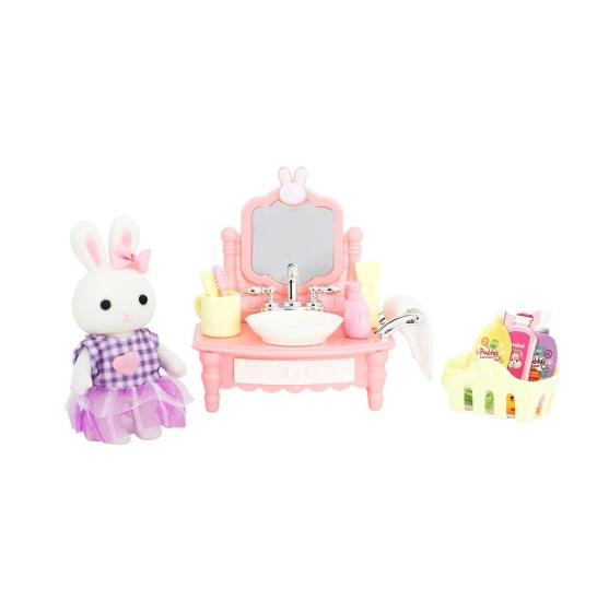 Mega 6621A-5 Bay Dreamy Aksesuarlı Lavabo Seti