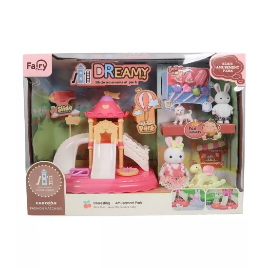 Mega 6656 Bay Dreamy Kaydıraklı Tavşan Aile Parkı