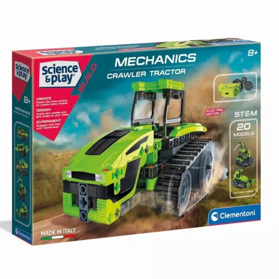 Clementoni Mekanik 75064 Crawler Farming Traktör 8+