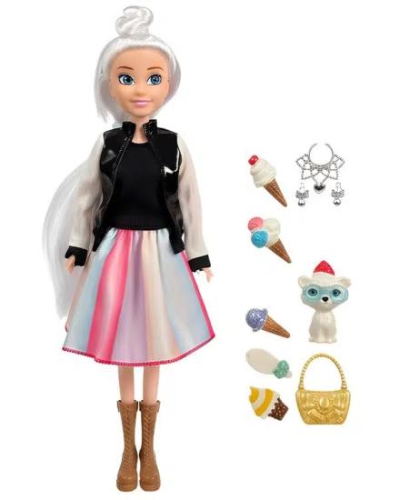 Ctoy 8671-10 Moda Aksesuarlı Oyuncak Bebek 11.5inç