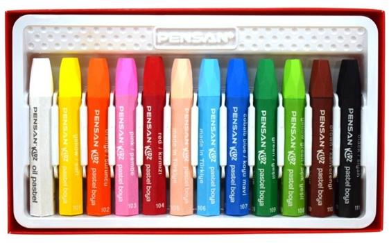 Pensan 98060 Pastel Boya Kidz 12 Renk