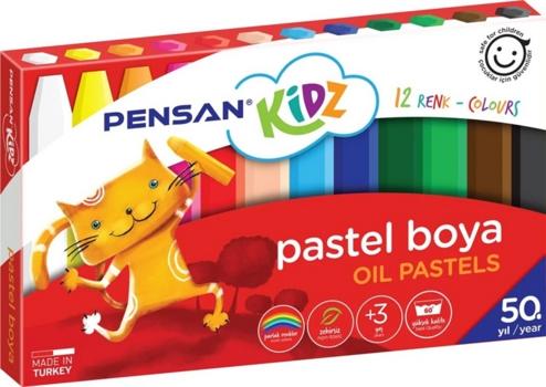 Pensan 98060 Pastel Boya Kidz 12 Renk