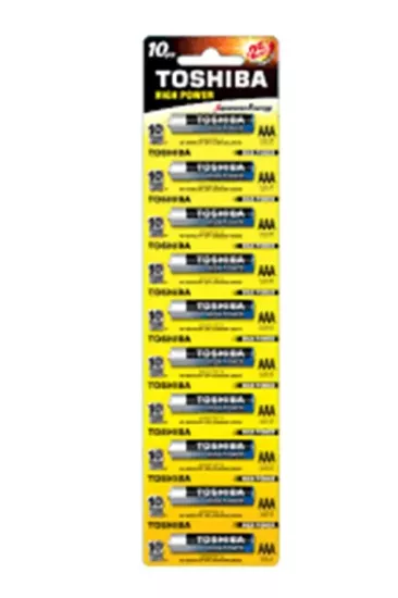 Toshiba LR03 Kartela Alkalin AAA İnce Kalem Pil