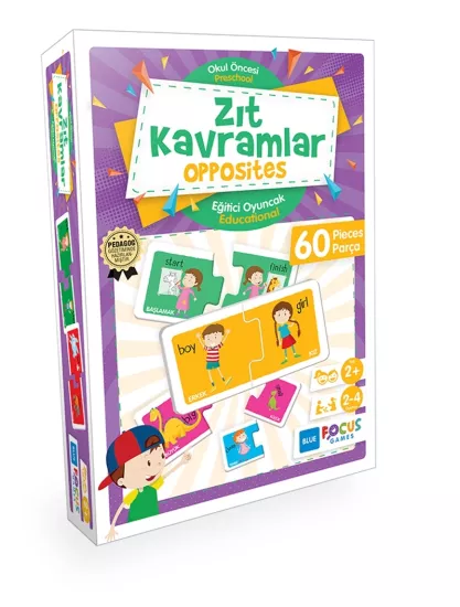 Blue Focus BF114 Zıt Kavramlar 60 Parça 
