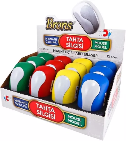 Brons BR-267 Tahta Silgisi Mıknatıslı Mouse