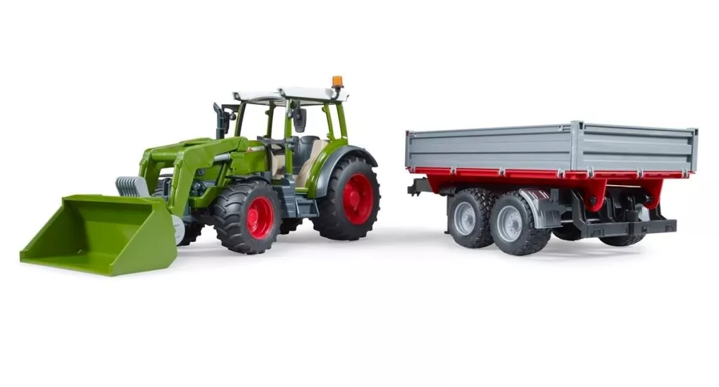 Bruder BR02182 Fendt Vario 211 Kepçeli Traktör & Römork