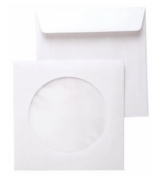 Zarfsan CD Zarfı Pencereli 12.5x12.5cm 90gr Beyaz