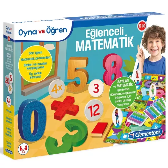 Clementoni 64808 Oyna ve Öğren Eğlenceli Matematik