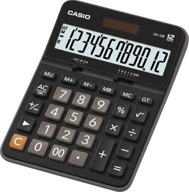 Casio DX-12B-BK Hesap Makinesi Masaüstü 12 Hane