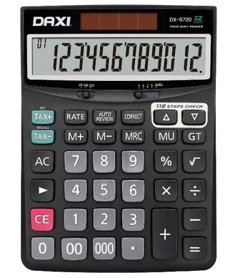 Daxi DX-6700 Hesap Makinesi 12 Hane