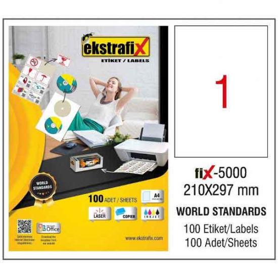 Ekstrafix FİX-2000 Laser Etiket 210x297mm