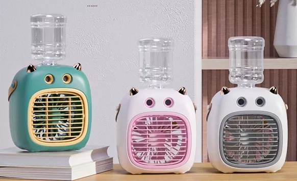 Fanix FNX-6624 Fan Masaüstü Şarjlı Buharlı Tilki Model Ledli 