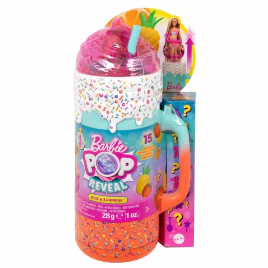 Mattel HRK57 Barbie Pop Reveal Sürprizli Bardak Oyun Seti 