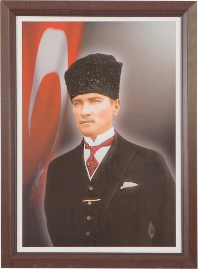 İnterpano İnt 824-1L Atatürk Portresi 35X50cm Lamine Çerçeve