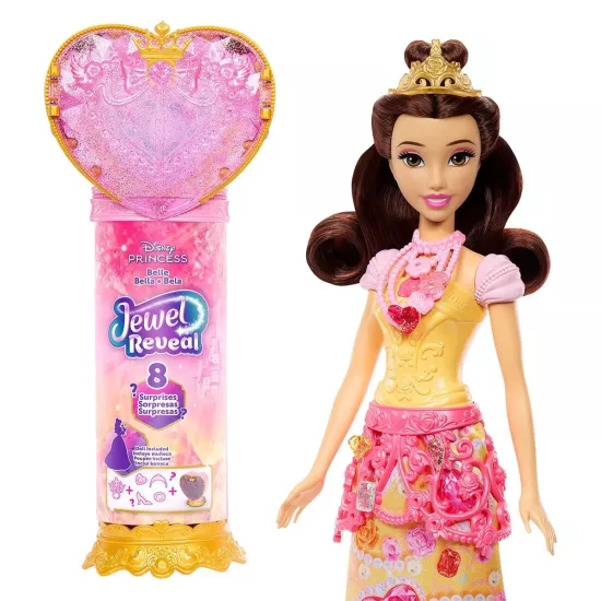 Mattel JHL51 Disney Prenses Sürpriz Takılar - Belle 