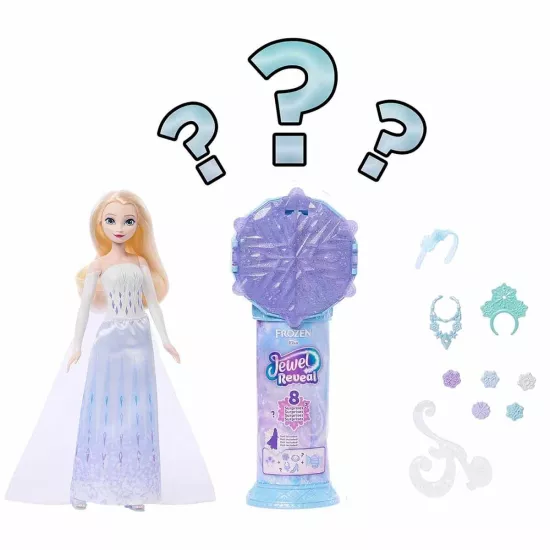 Mattel JJY36 Disney Karlar Ulkesi Sürpriz Takilar - Elsa 