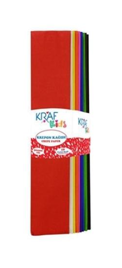 Kraf KK50 Kids Krepon Kağıdı 50X200cm Karışık 10 Lu