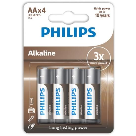 Philips LR6 Alkaline Kalem Pil AA 4lü