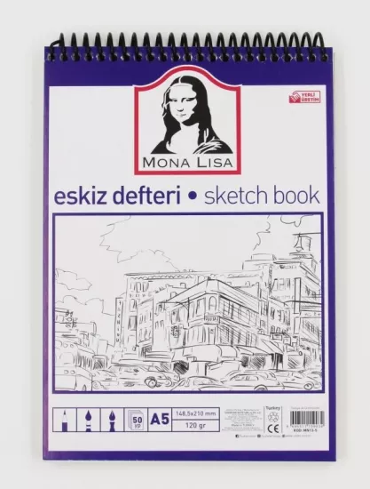 Südor MN13-5 Eskiz Defteri A5 120gr 50 Yaprak