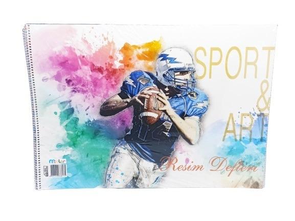 Mcolor Resim Defteri Karton Kapak Spiralli 35x50cm 15 Yaprak