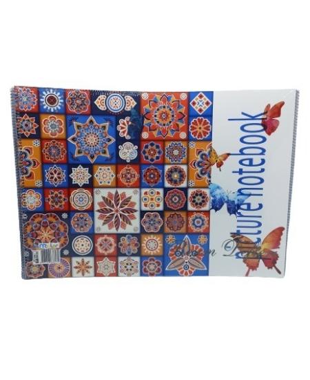 Mcolor Resim Defteri Karton Kapak Spiralli 35x50cm 15 Yaprak