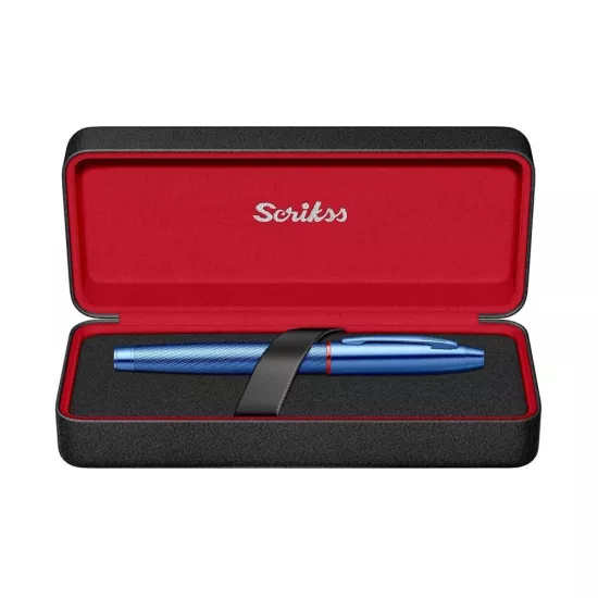 Scrikss Roller Kalem 35 Metalik Mavi