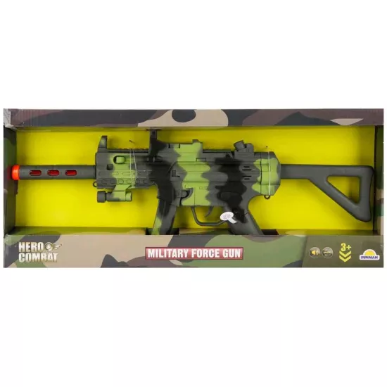 Sunman S00029062 Sun-Yfn-Hro-Asker Silah Set Makinalı Tüfek Titreşimli Ses/Işık 