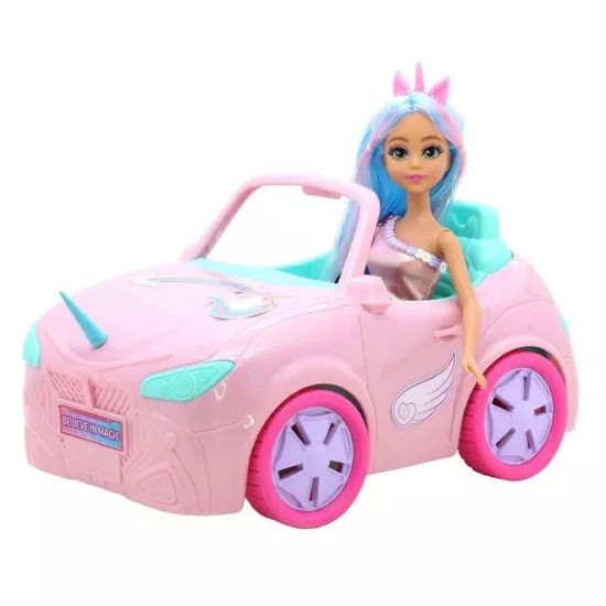 Sunman S00081082 Sun-Fvn-Mnk. Bbk. Set Dreameez Unicorn Bebek ve Arabası