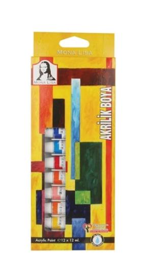 Südor SD125 Akrilik Boya Monalisa 12x12ml Tüp