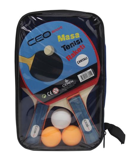 Ceo Sport SP0006 Masa Tenisi Seti (2 Raket+3 Top)