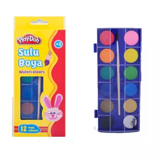 Play-Doh SU002 Suluboya Küçük 12 Renk