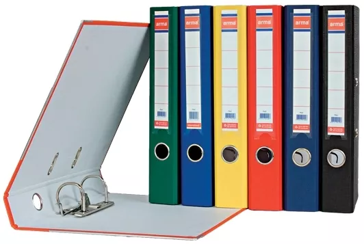 Alemdar Büro Klasör Dar Plastik Mavi