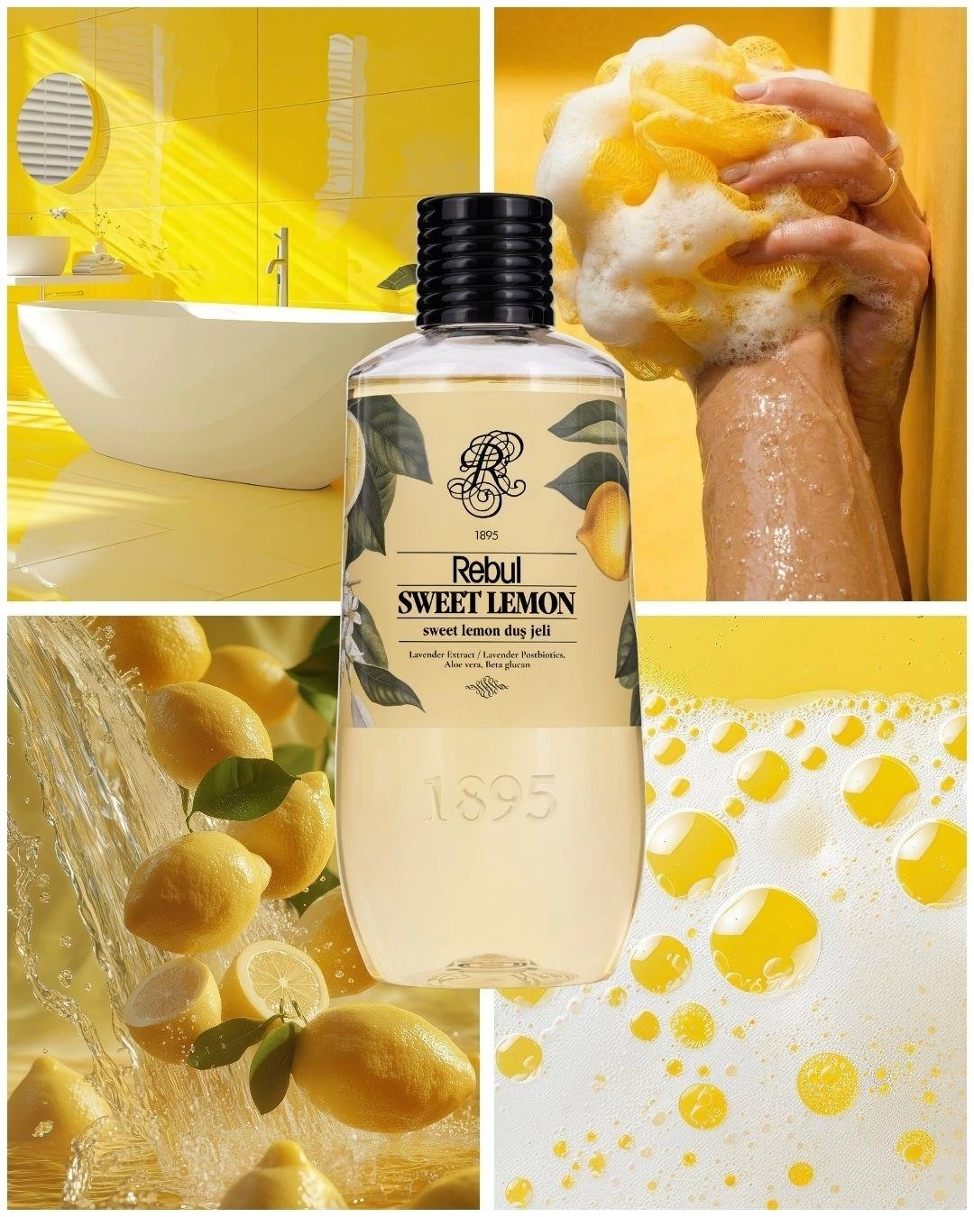 Rebul TM02834 Duş Jeli 500ml Sweet Lemon